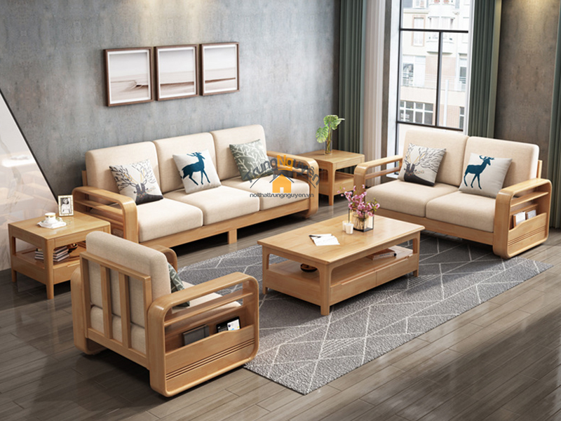 Sofa gỗ HV11